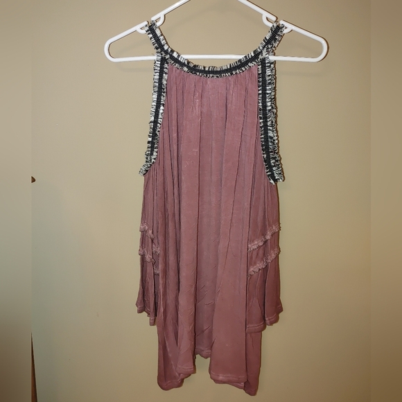 POL Purple/Burgandy Cold Shoulder Top, Size S, Will Fit S-L - Picture 2 of 6
